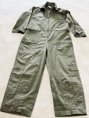 Trooper Kids Military Flight Suit - Sage Green size Large (8-10)